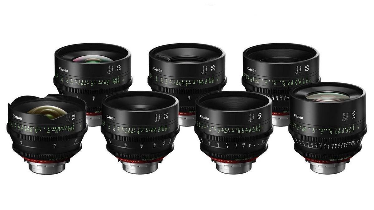 Canon announces 7 superfast Sumire Prime cinema lenses