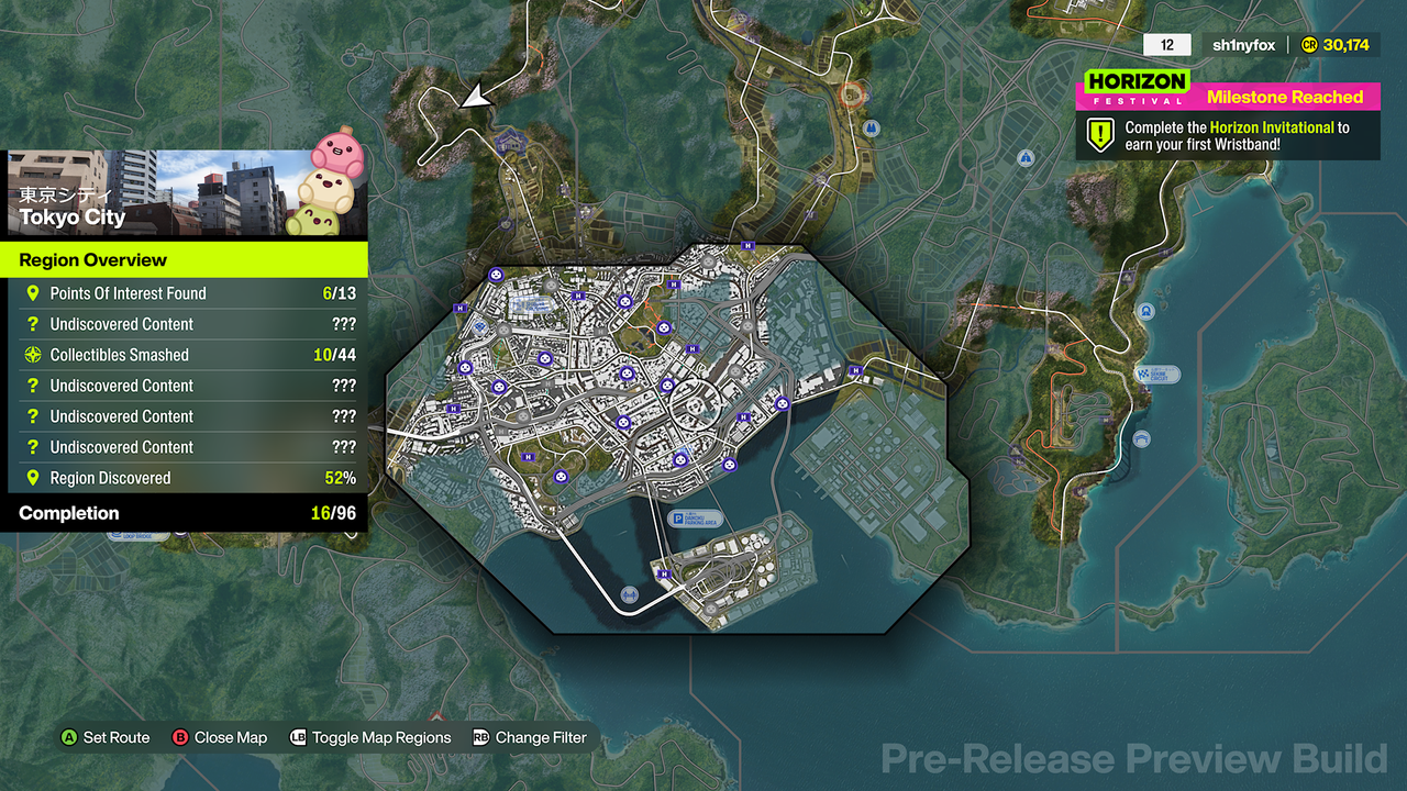 Examining each region on the Forza Horizon 6 map.