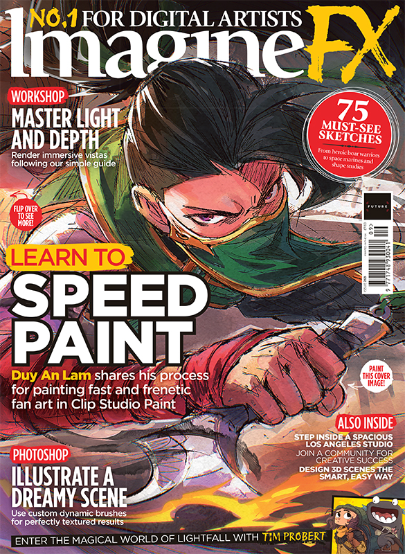 ImagineFX magazine pages from issue 268