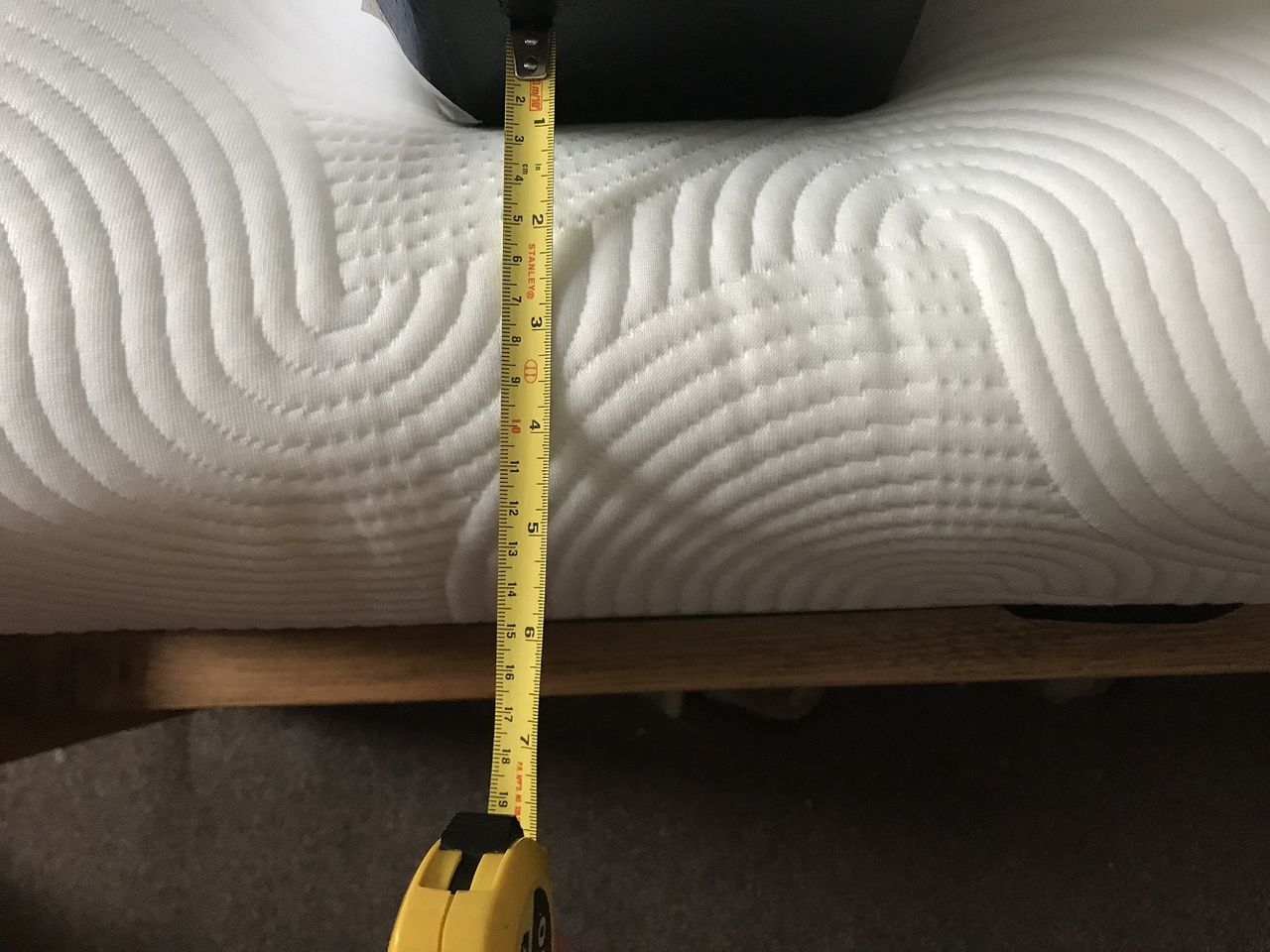 Brook + Wilde elite mattress weight test 2