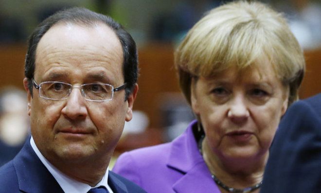 Merkel Hollande