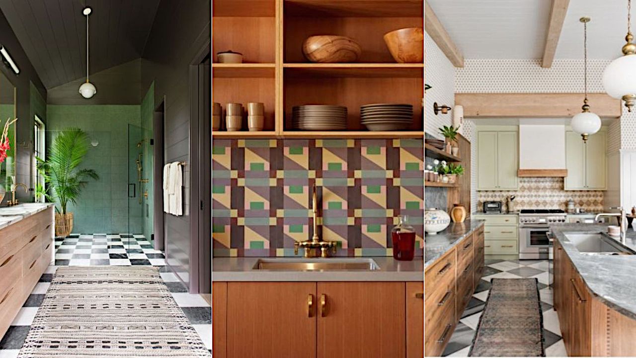 Kitchens with tiles in them by Cortney Bishop