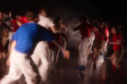 Dancers in Wales Bonner Wayne McGregor dance piece