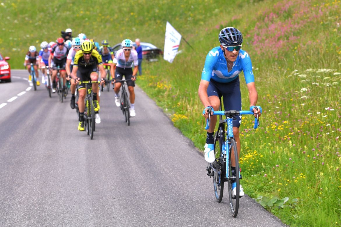 Marc Soler (Movistar) puts in a dig