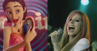Snow White in Charming/Avril Lavigne in "What the Hell" music video