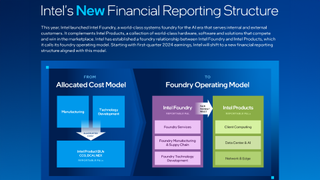 Comparison between Intel's old and new financial reporting system