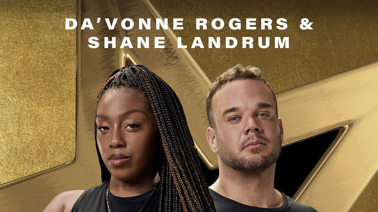 Da'Vonne and Shane in key art for The Challenge All Stars: Rivals