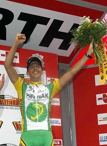 Steve Morabito (Phonak) enjoying the moment.