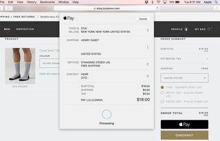 macOS Sierra with Apple Pay