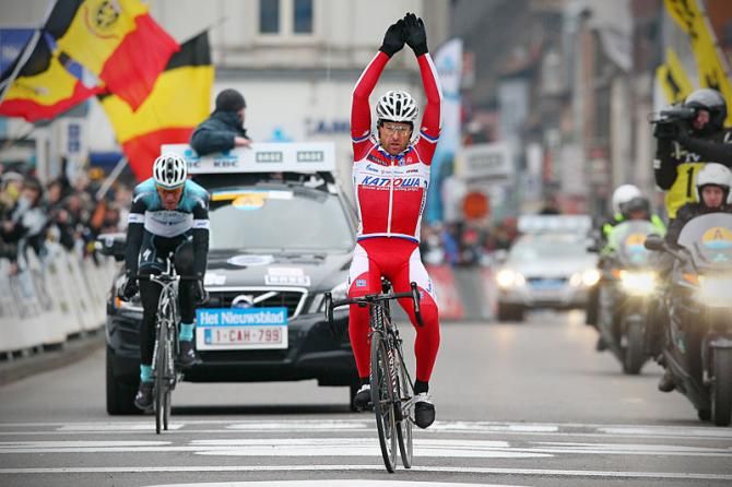 Luca Paolini (Katusha) celebrates