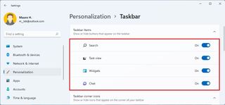 Hide Taskbar Items