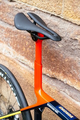The Bontrager Aeolus RSL saddle has a cut away design to reduce soft tissue pressure
