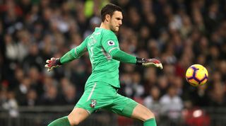 Alex McCarthy in action for Southampton