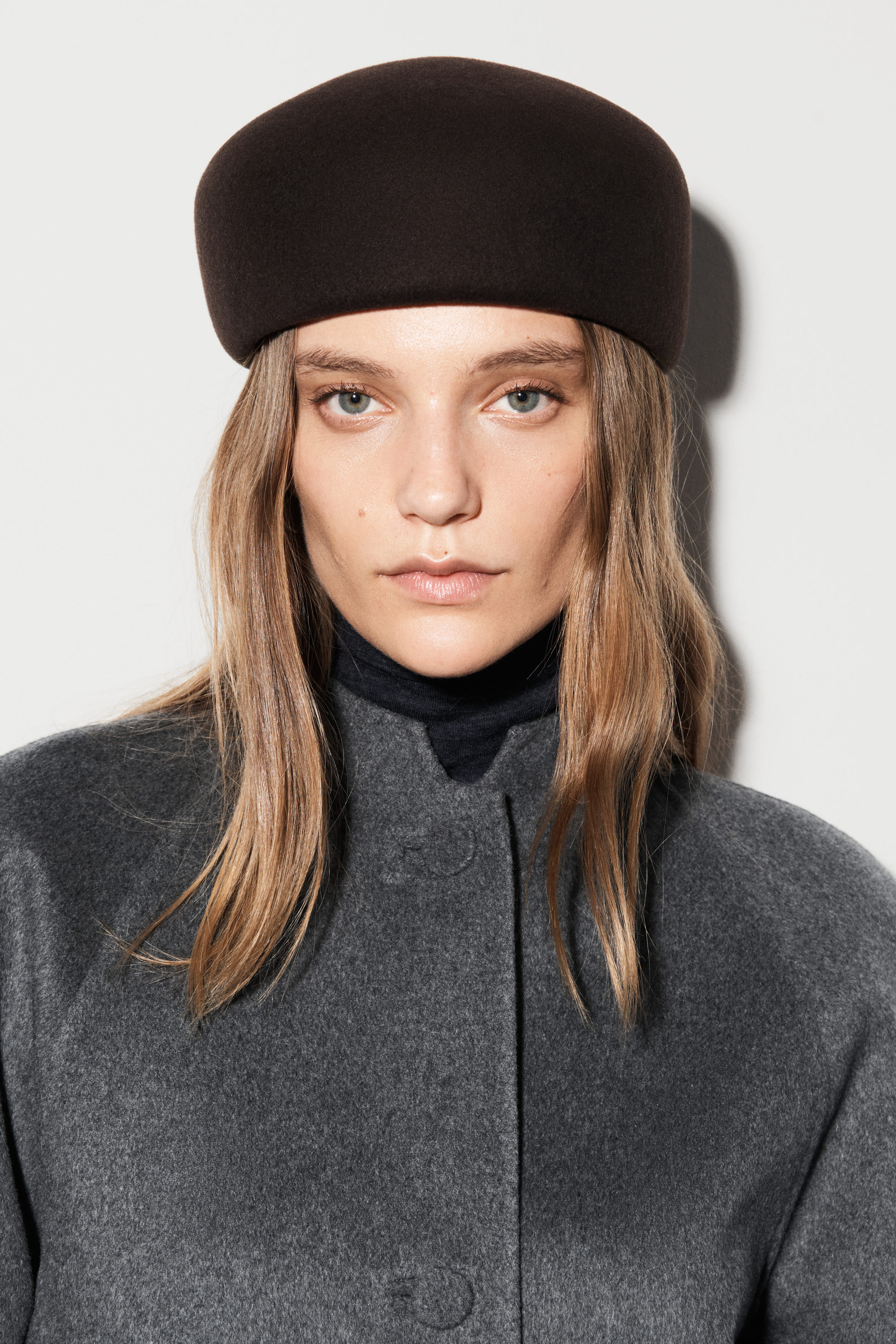 Sculpted Wool Beret