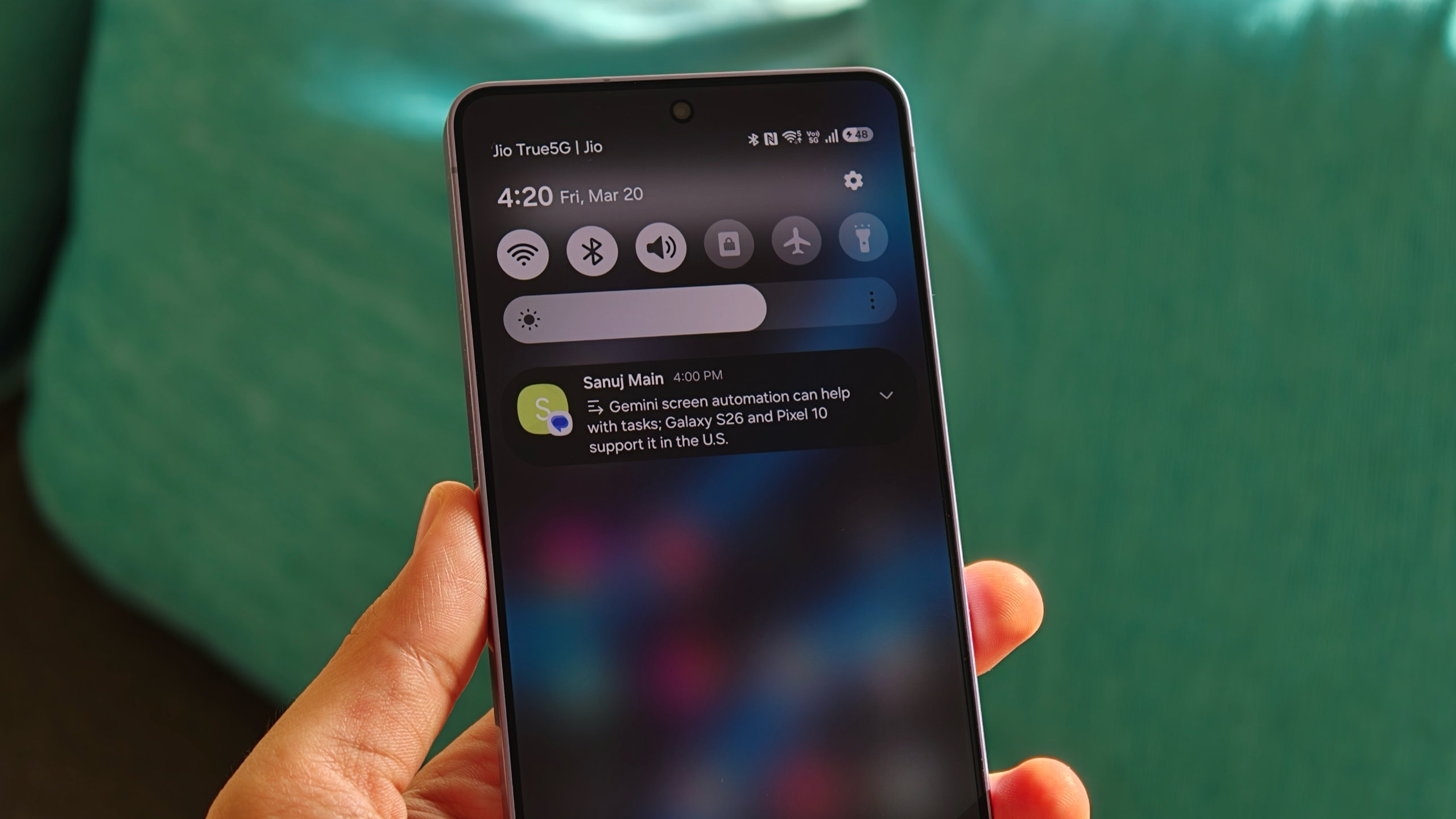 Notification summary and prioritize notification feature on Galaxy S26 Ultra