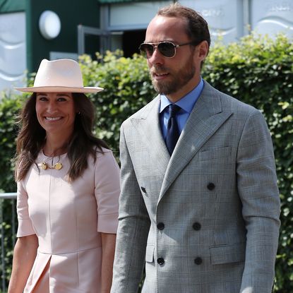 James and Pippa Middleton attending Wimbledon 