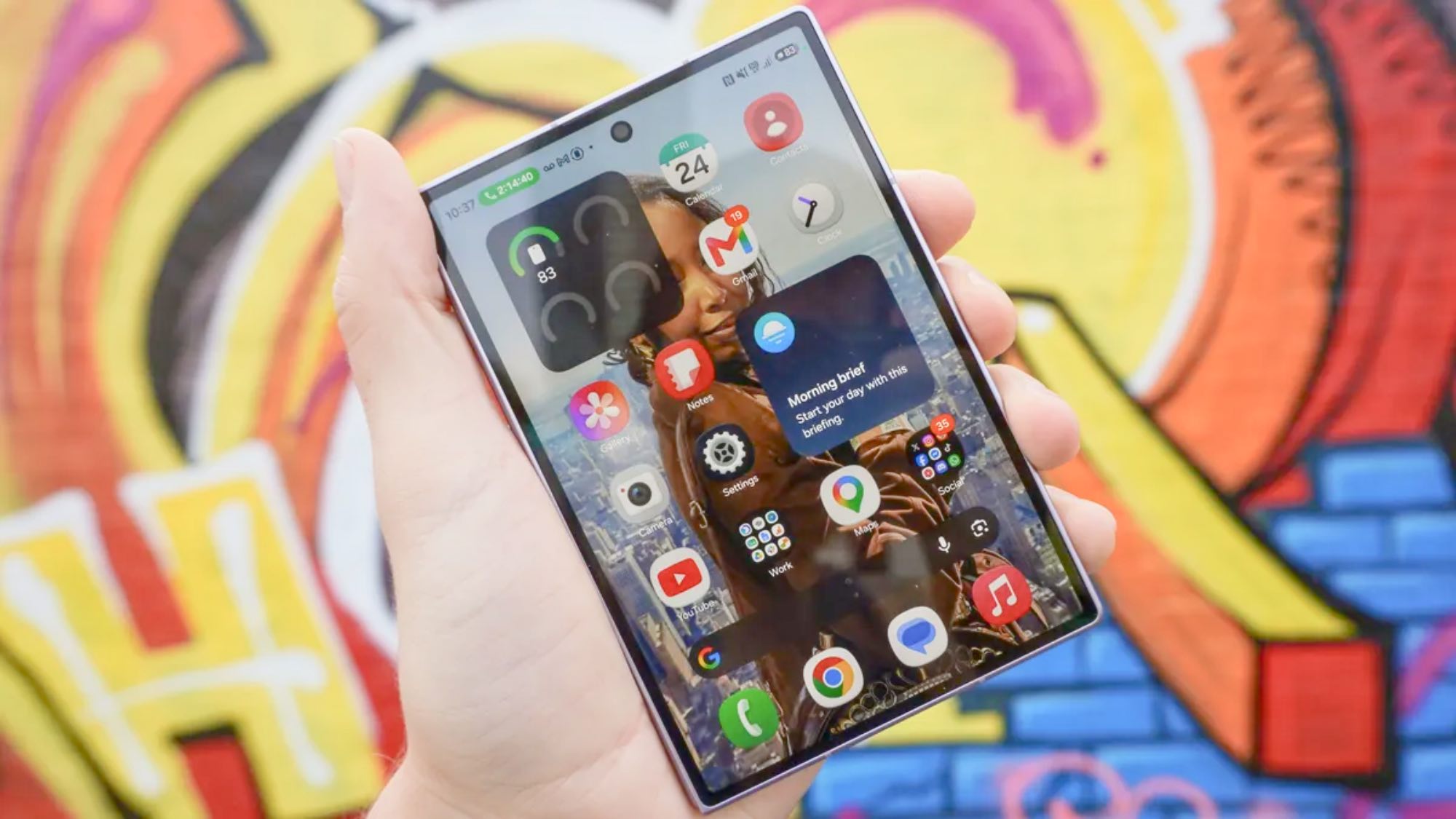 Samsung Galaxy Z Fold 8 in hand 