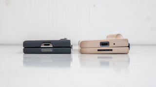 Comparing the new Slim S Pen Case for the Samsung Galaxy Z Fold 5 with the S Pen Fold Edition case on the Galaxy Z Fold 4