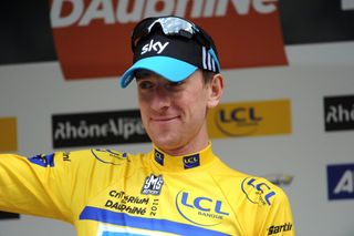 Bradley Wiggins at the 2011 Critérium du Dauphiné (Watson)