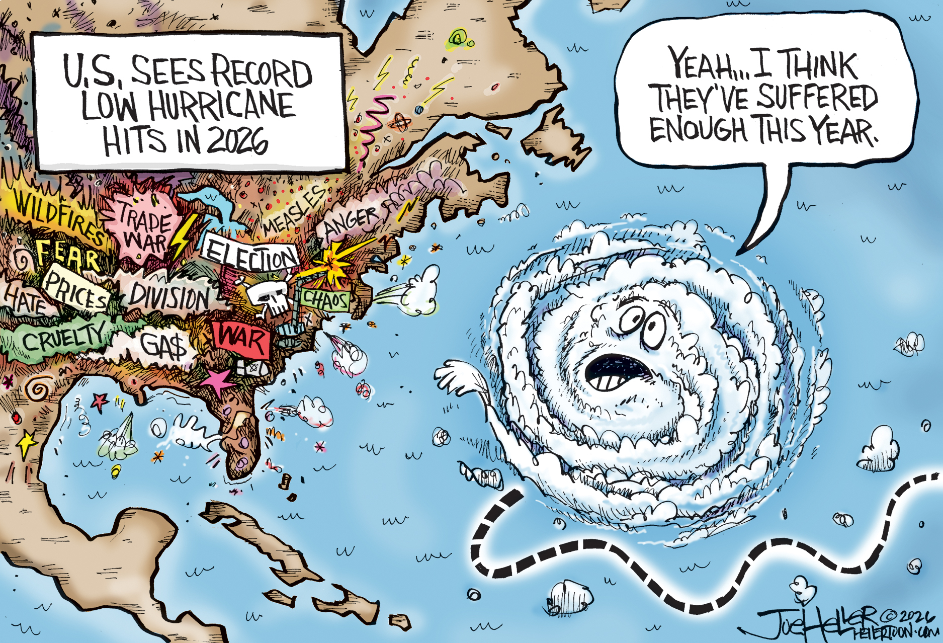 Political cartoon