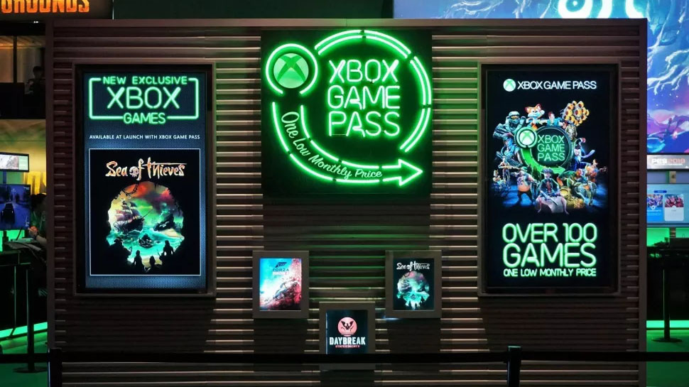 Estande do Xbox Game Pass