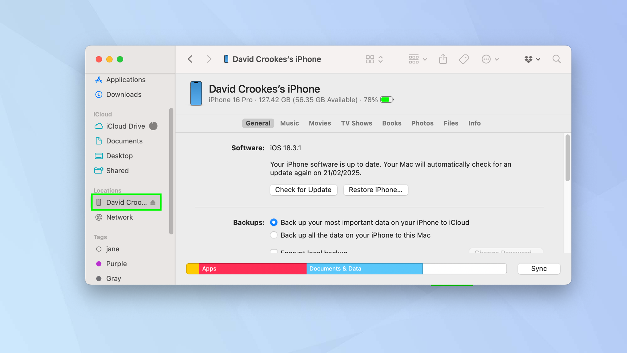 How to transfer files from an iPhone to Mac