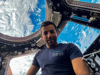 United Arab Emirates astronaut Sultan Al Neyadi onboard the International Space Station.