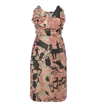 Clothing, Dress, Product, Pink, Day dress, Brown, Sleeve, Peach, Camouflage, Pattern,