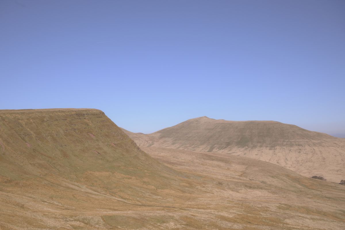 Brecon Beacons mountains in South Wales, with Dream Picture Control
