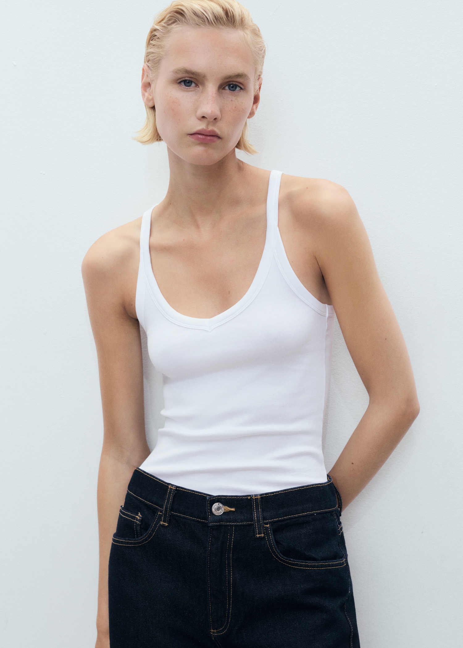 Cotton Top With Straps - Women | Mango United Kingdom