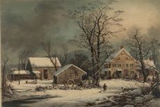 George Henry Durrie's "Winter in the Country: A Cold Morning."