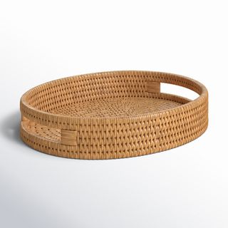 Kelly Clarkson Home Monell Wicker Tray & Reviews | Wayfair