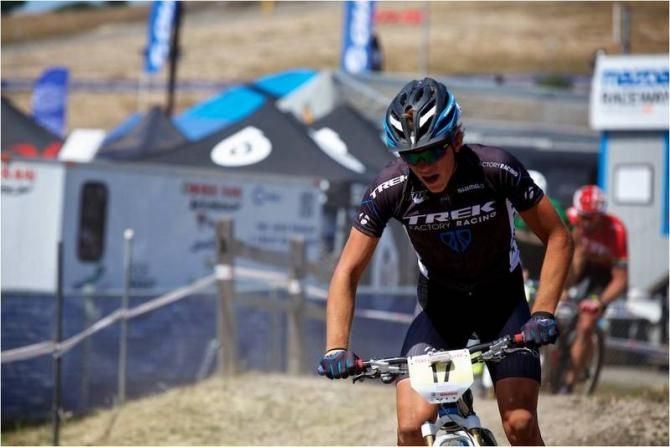 Russel Finsterwald (Trek Factory Racing) is a young gun with a promising career ahead of him