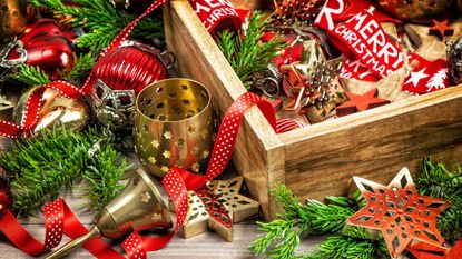 Christmas decorations for decluttering