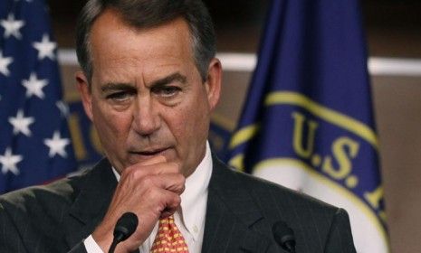 House Speaker John Boehner (R-Ohio) and his Republican caucus are stubbornly refusing a very favorable debt deal, says David Brooks at The New York Times.