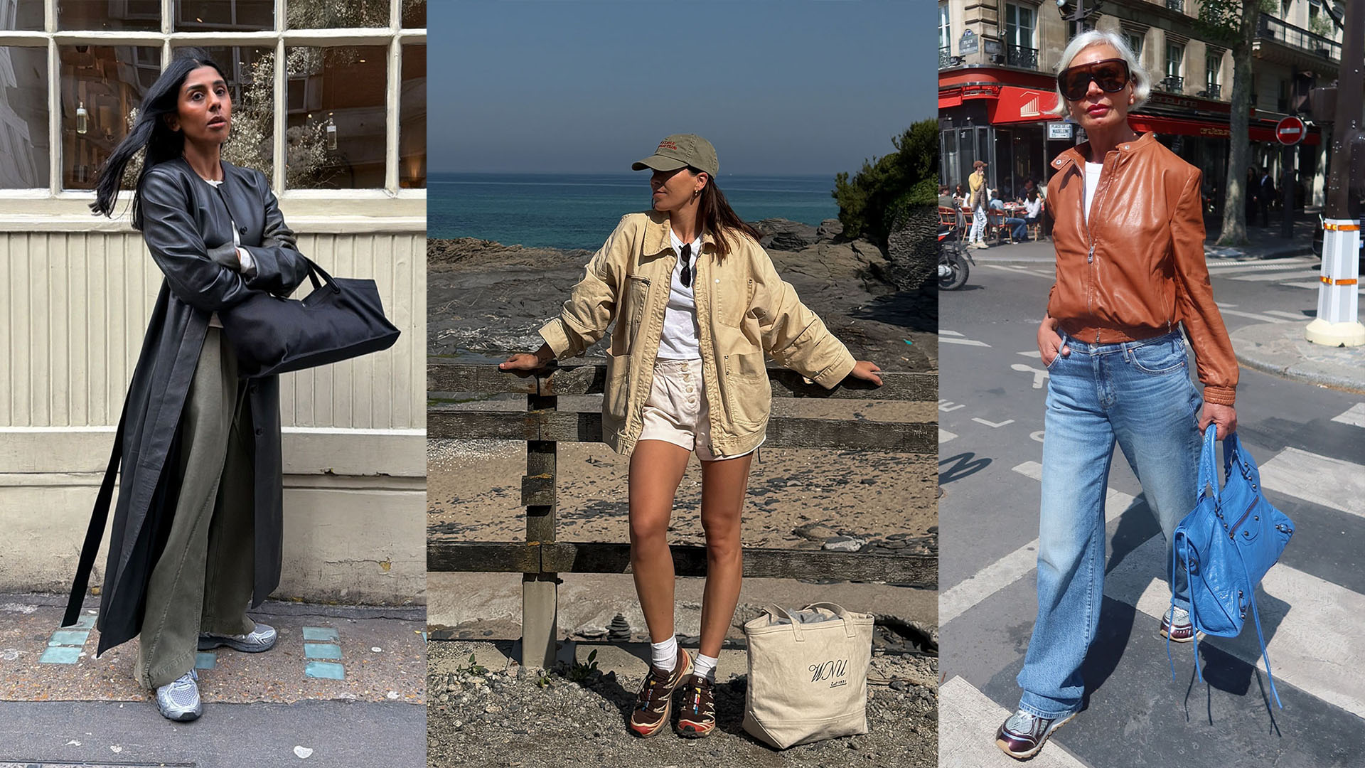 women wearing chunky sneakers