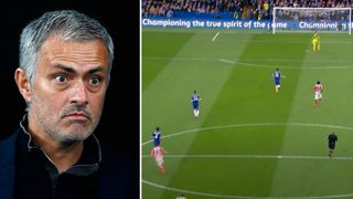 KIEV, UKRAINE - OCTOBER 20: Jose Mourinho of Chelsea looks on prior to kick off during the UEFA Champions League Group G match between FC Dynamo Kyiv and Chelsea at the Olympic Stadium on October 20, 2015 in Kiev, Ukraine. (Photo by Clive Rose/Getty Images)