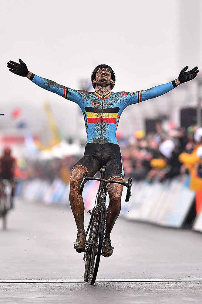 Wout Van Aert (Belgium) wins the 2016 UCI Cyclo-cross World Championships