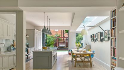 large contemporary kitchen extension photographed by polly eltes