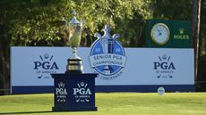 The Senior PGA Championship trophy