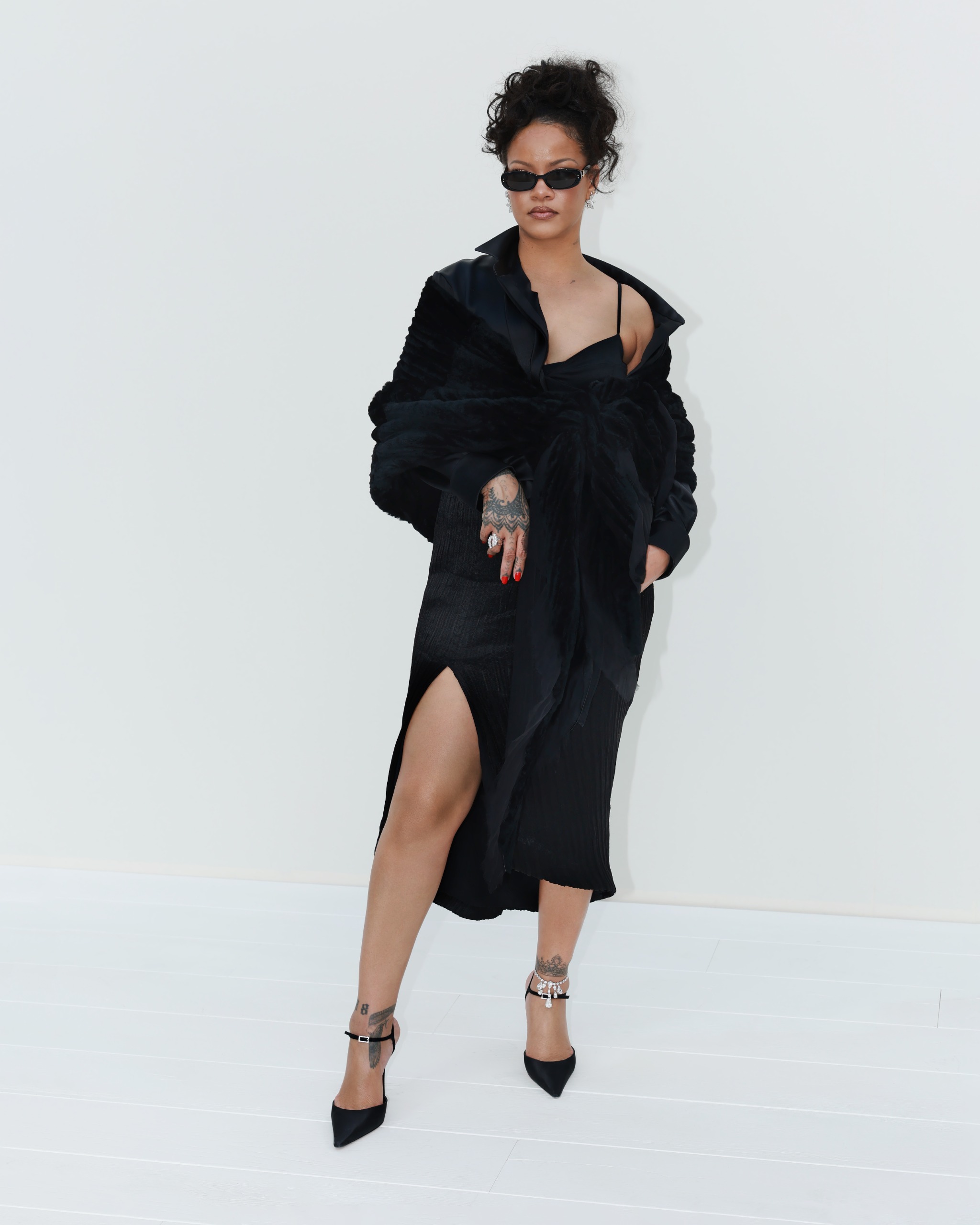 Rihanna's Paris Fashion Week celebrity look at Dior's Spring/Summer 2027 show