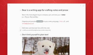 best free iPhone apps: Bear