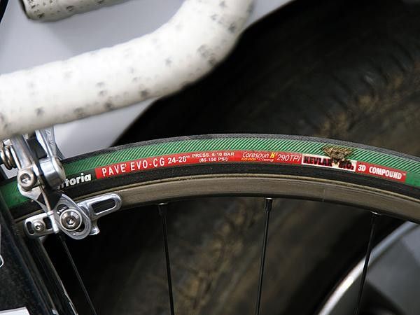 Vittoria's 24mm-wide Pav&eacute; tubulars