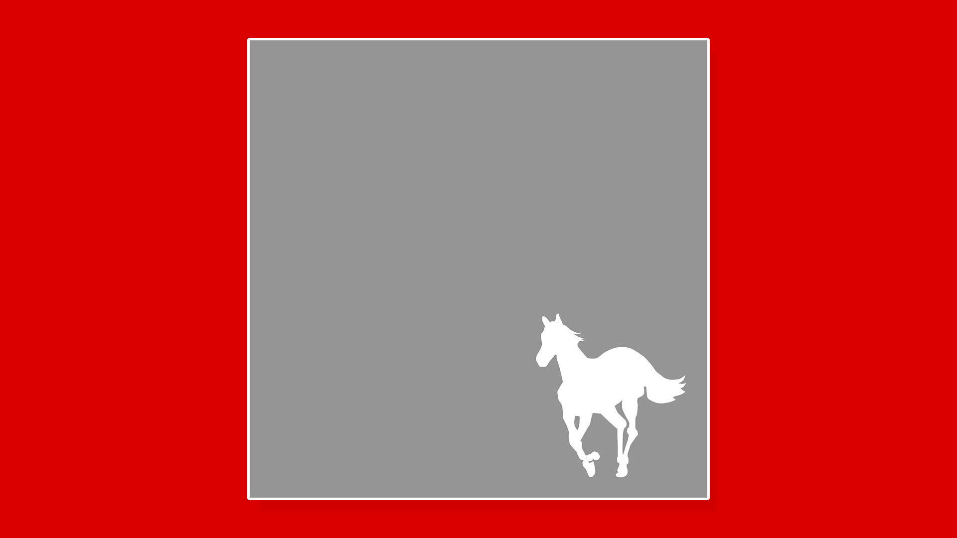 The artwork for Deftones' 2000 album White Pony