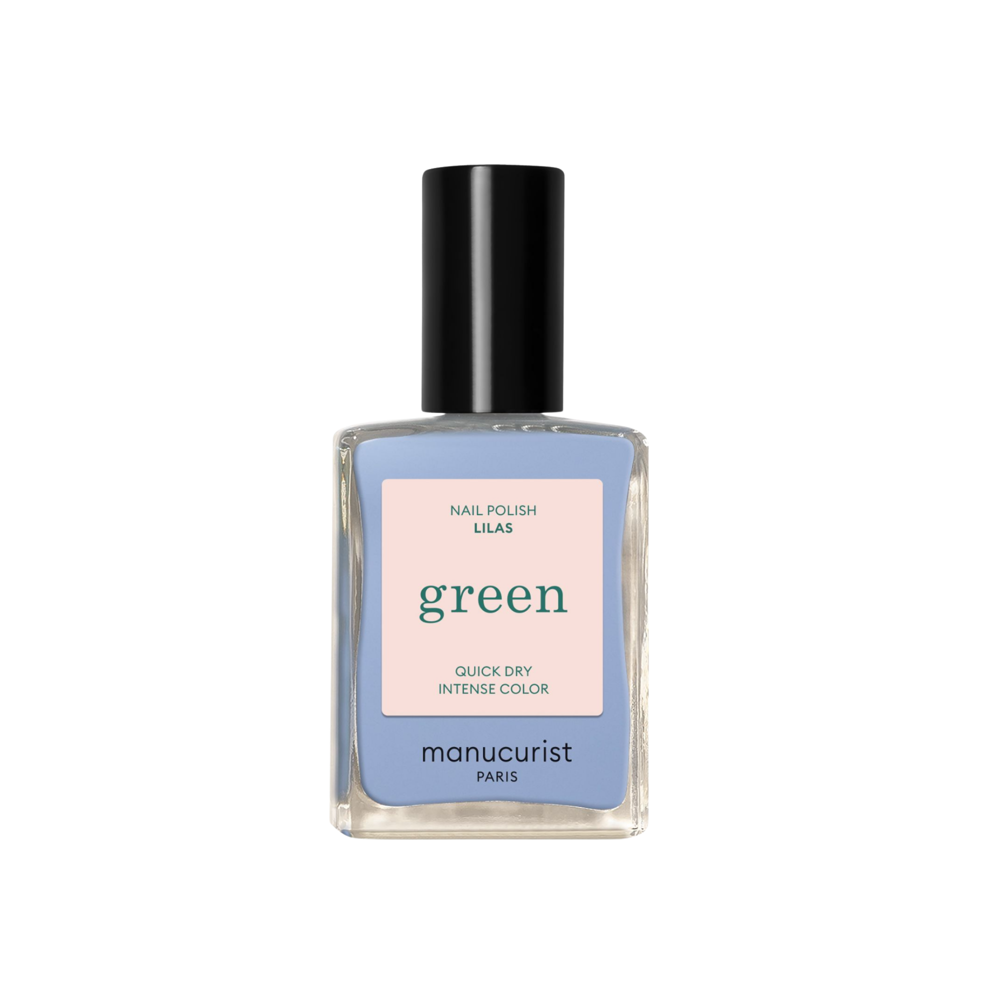 Green Nail Polish, Quick Dry, Non-Toxic Nail Polish With Gel-Like Finish - Lilas (a Pastel Blue)
