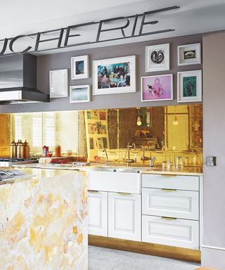 Gallery wall ideas for a kitchen