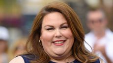 chrissy metz on a neutral background