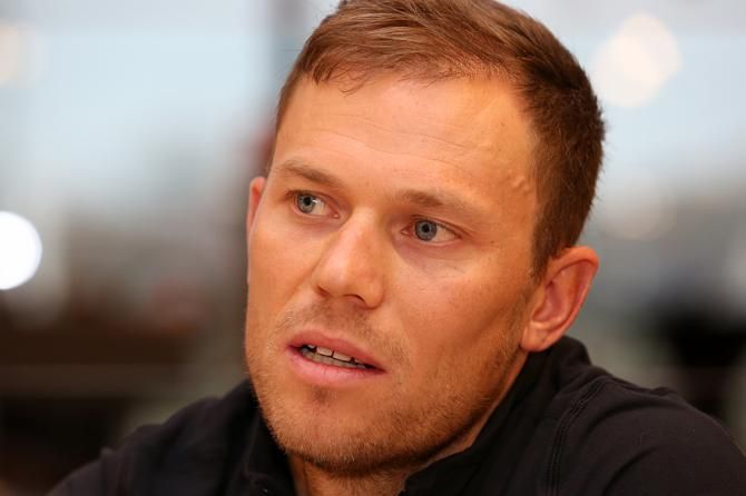 Thor Hushovd at the BMC team presentation