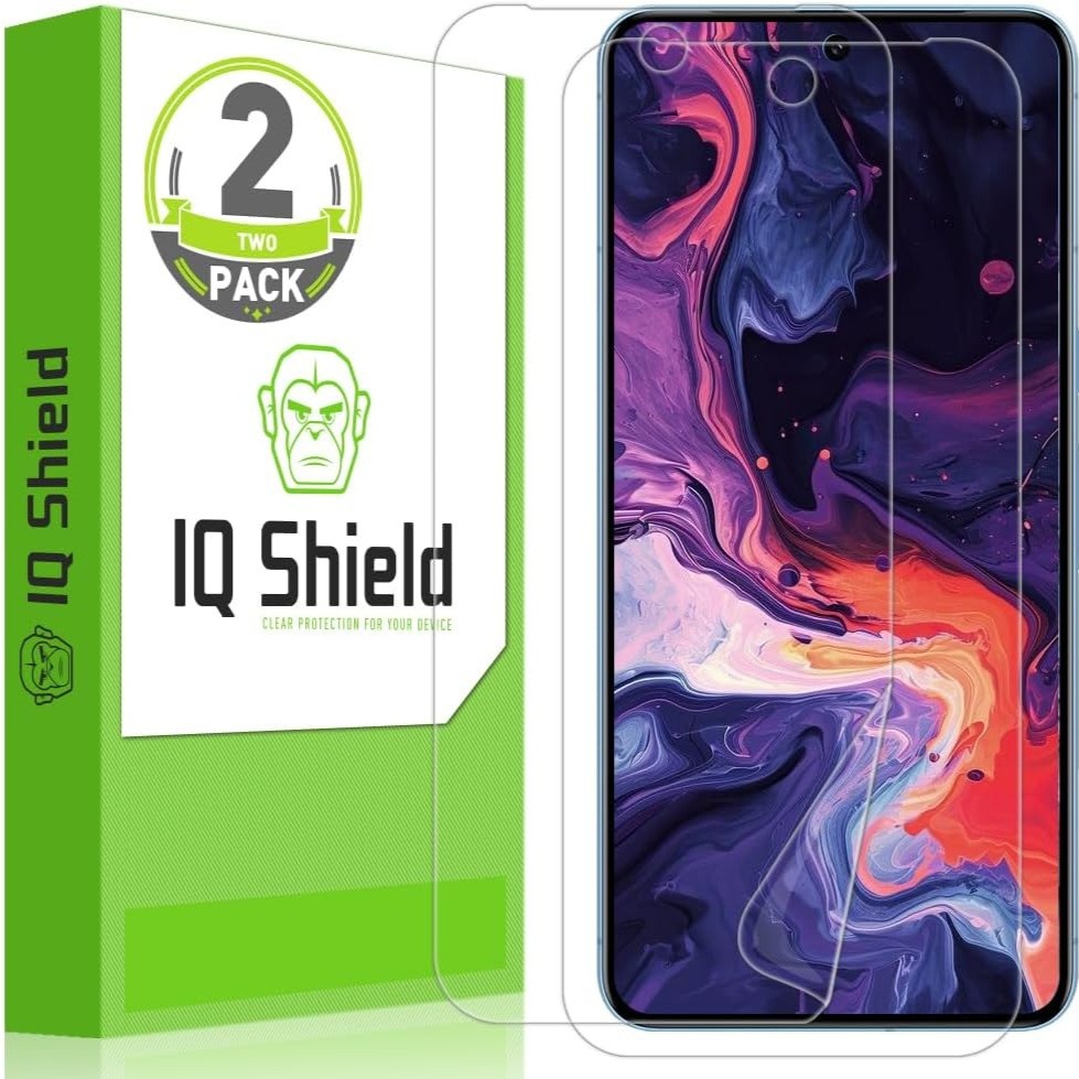 IQShield Google Pixel 10 and Pixel 10 Pro 2-Pack Anti-Bubble Clear Film