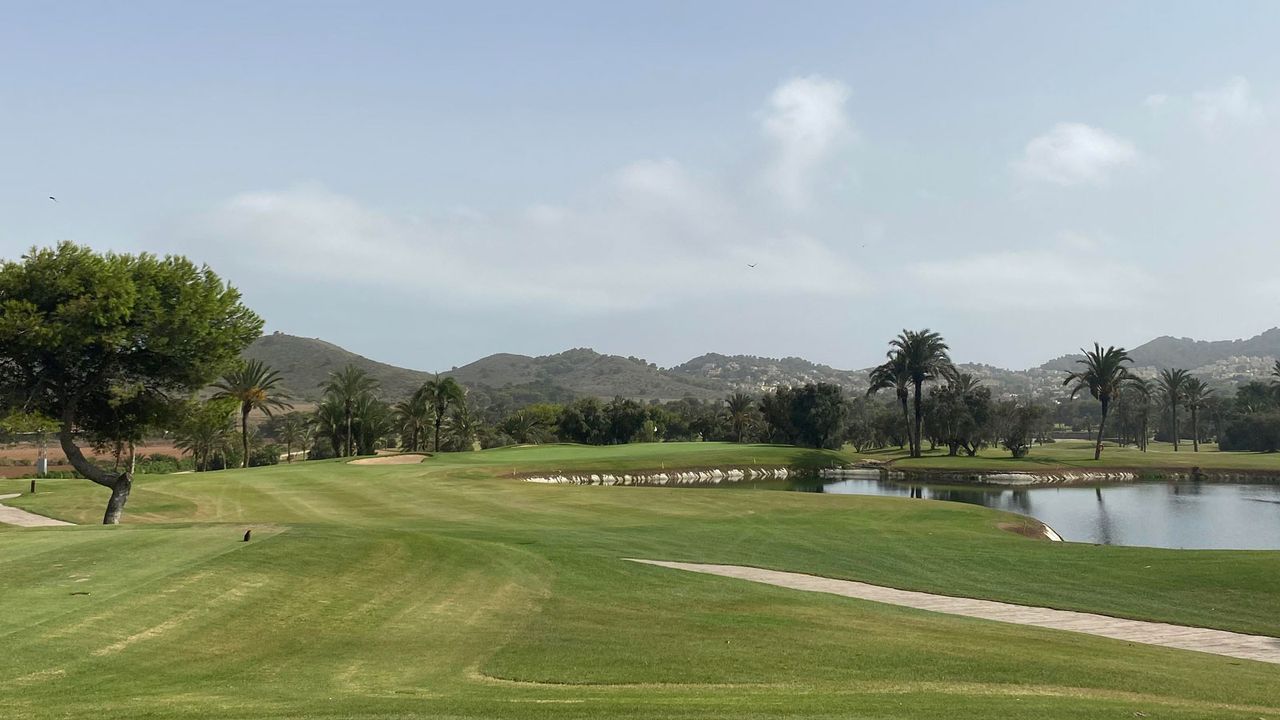 A view of the 12th hole at La Manga